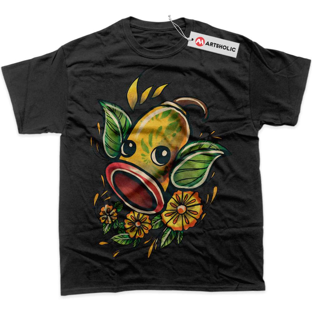 Alternative view of Weepinbell Shirt, Pokemon Shirt, Anime Shirt, Graphic Tee