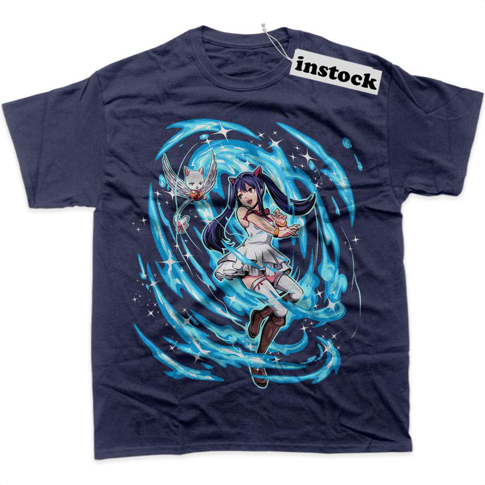 Wendy Marvell Shirt, Fairy Tail Shirt, Anime Shirt, Graphic Tee