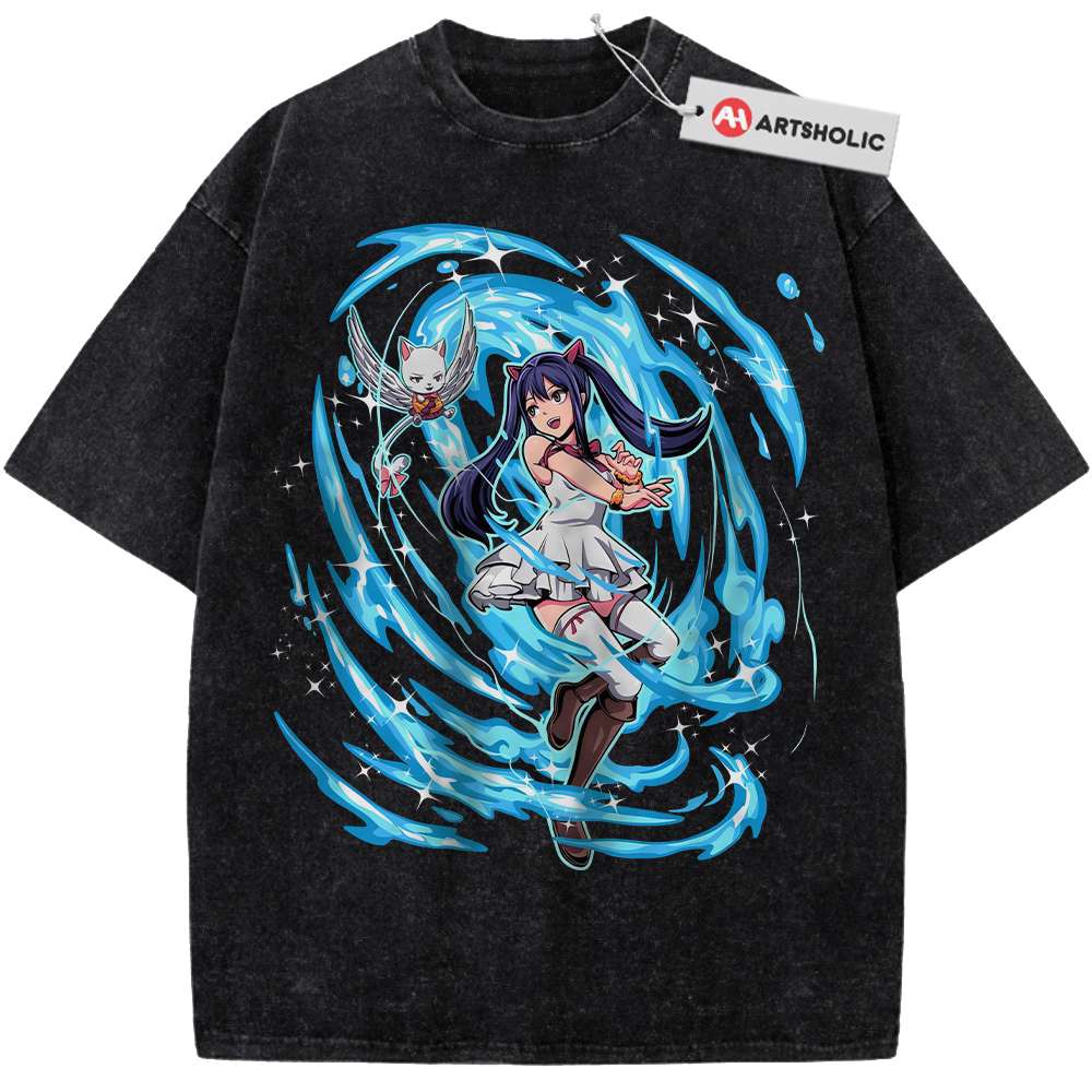 Alternative view of Wendy Marvell Shirt, Fairy Tail Shirt, Anime Shirt, Vintage Tee