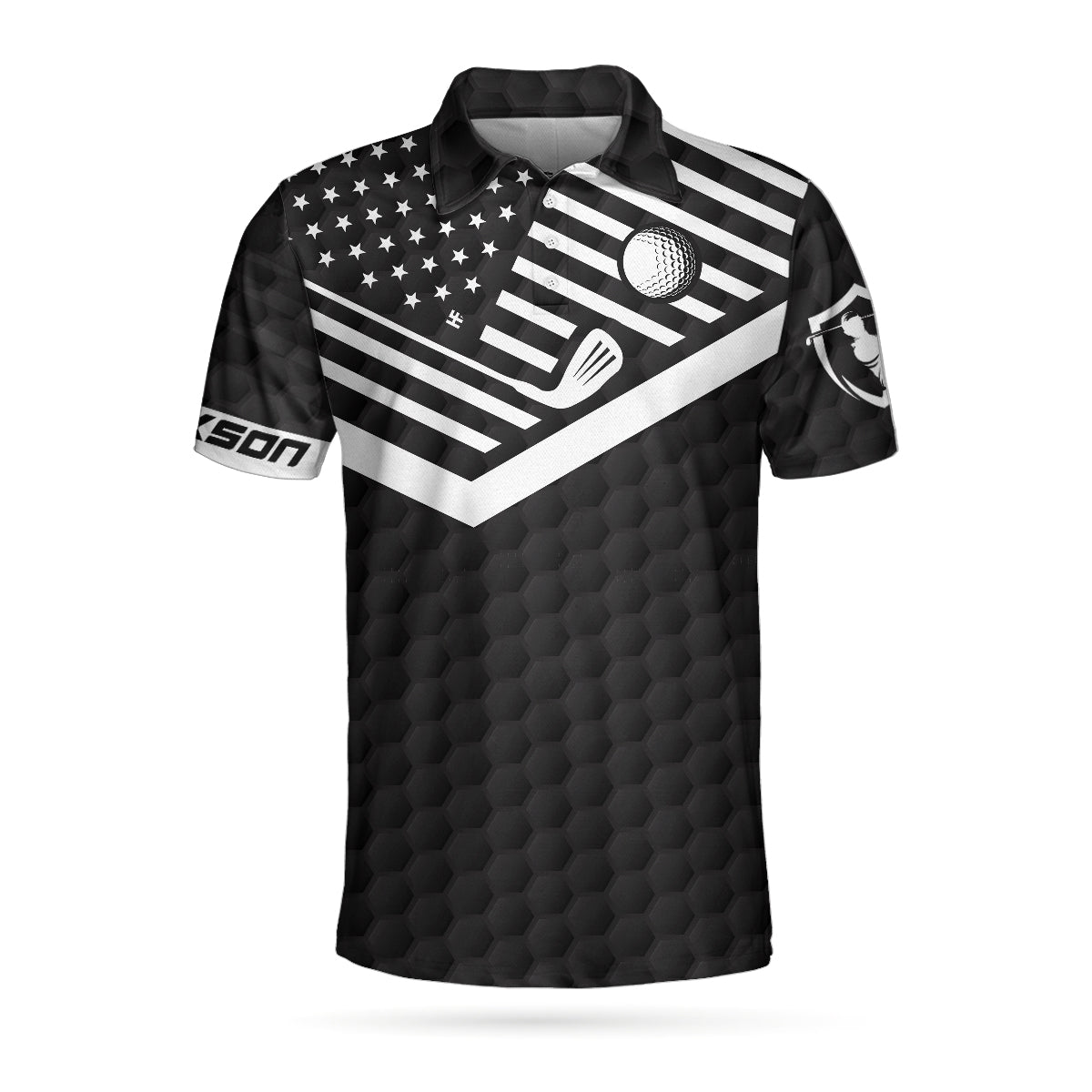 What The Part Don't You Understand Custom Polo Shirt, Personalized Black American Flag Golf Shirt For Men