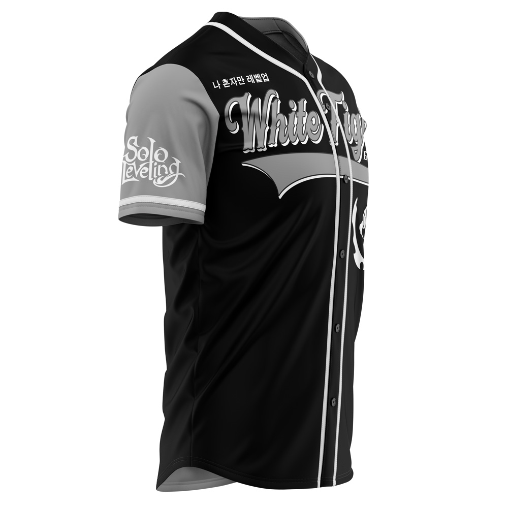 Alternative view of White Tiger Guild Solo Leveling Baseball Jersey