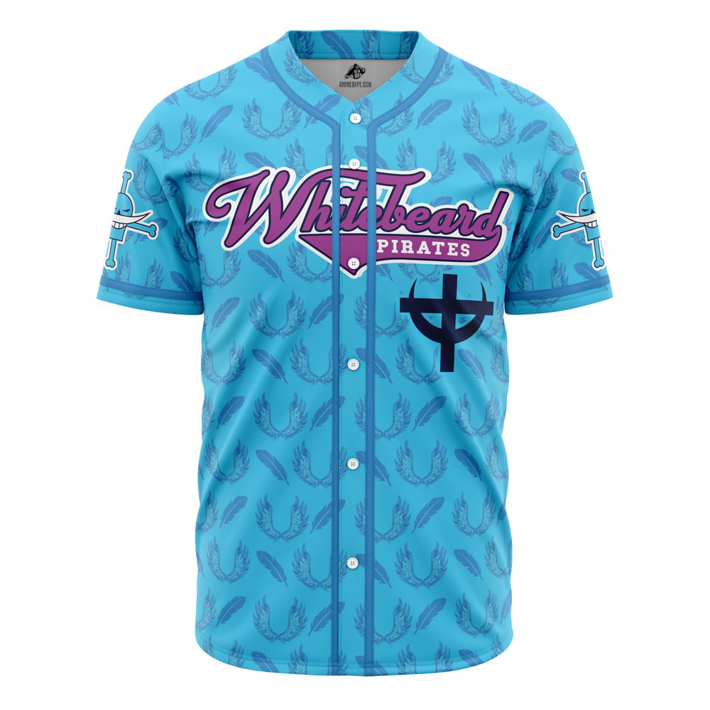 Whitebeard Pirates Marco One Piece Custom Baseball Jersey - Otaku Hall