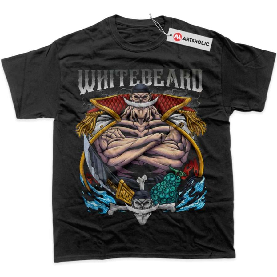 Alternative view of Whitebeard Shirt, Edward Newgate Shirt, One Piece Shirt, Anime Shirt, Graphic Tee