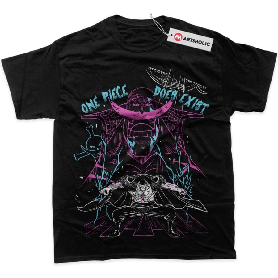 Alternative view of Whitebeard Shirt, One Piece Shirt, Anime Shirt, Graphic Tee