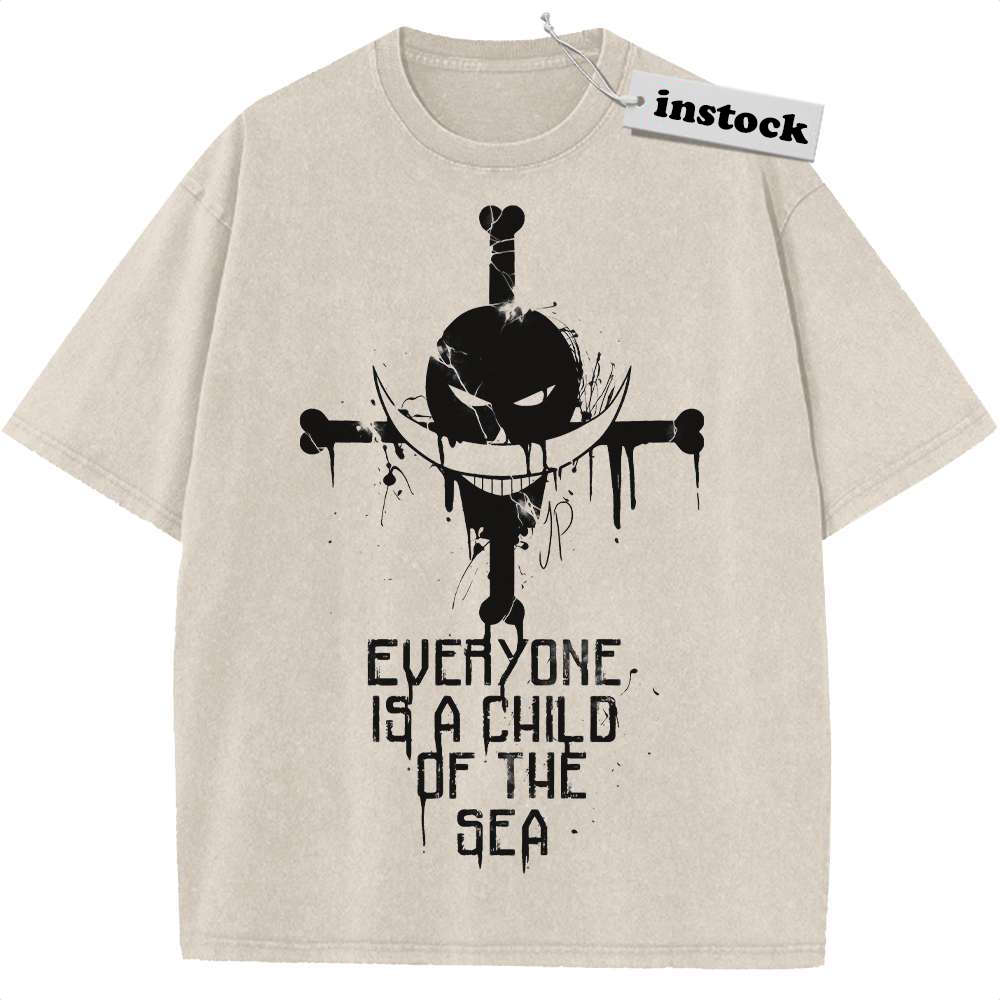 Whitebeard Shirt, One Piece Shirt, Anime Shirt, Vintage Tee