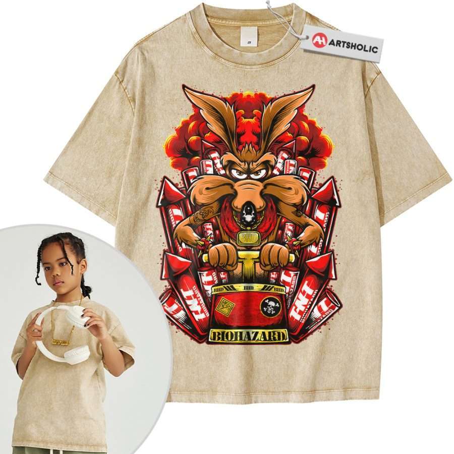 Wile E Coyote Shirt For Kids, Looney Tunes Shirt For Kids, Cartoon Shirt For Kids, Vintage Tee For Kids - Image 7