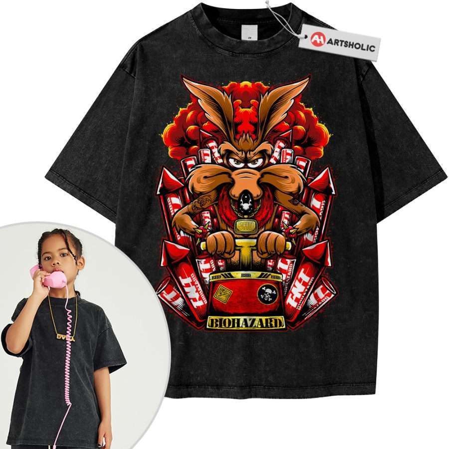 Wile E Coyote Shirt For Kids, Looney Tunes Shirt For Kids, Cartoon Shirt For Kids, Vintage Tee For Kids - Image 6