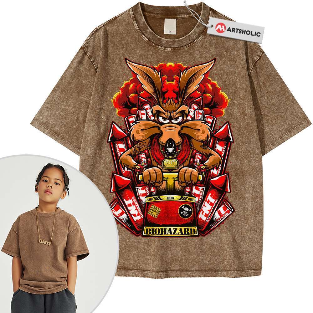 Wile E Coyote Shirt For Kids, Looney Tunes Shirt For Kids, Cartoon Shirt For Kids, Vintage Tee For Kids - Image 4