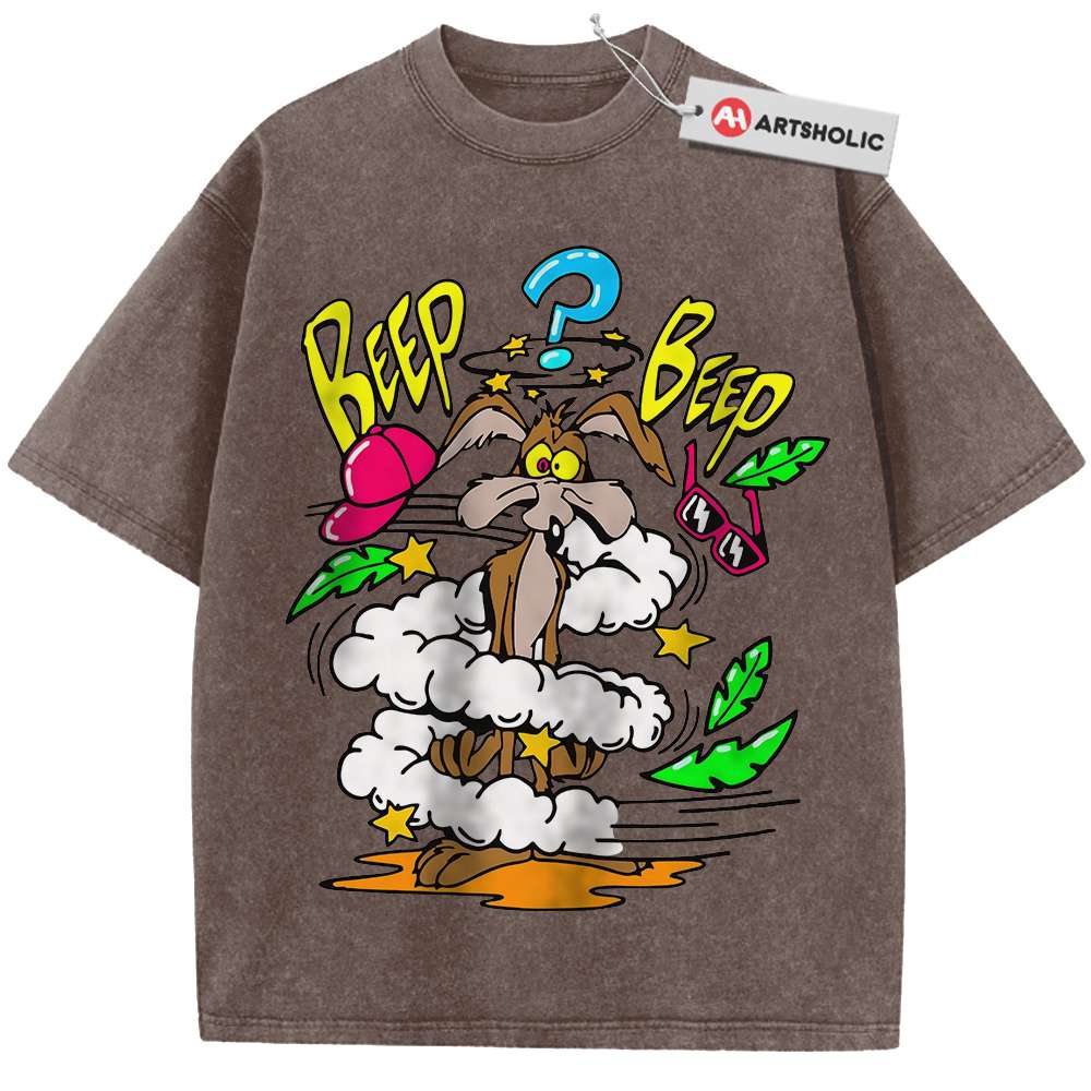 Wile E Coyote Shirt, Looney Tunes Shirt, Cartoon Shirt, Vintage Tee