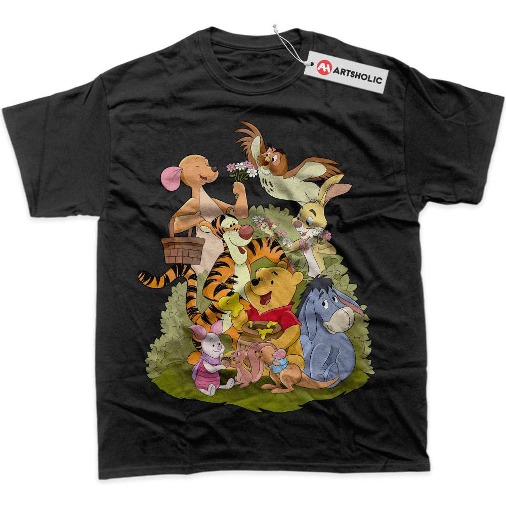 Alternative view of Winnie the Pooh Shirt, Animated Shirt, Graphic T-Shirt
