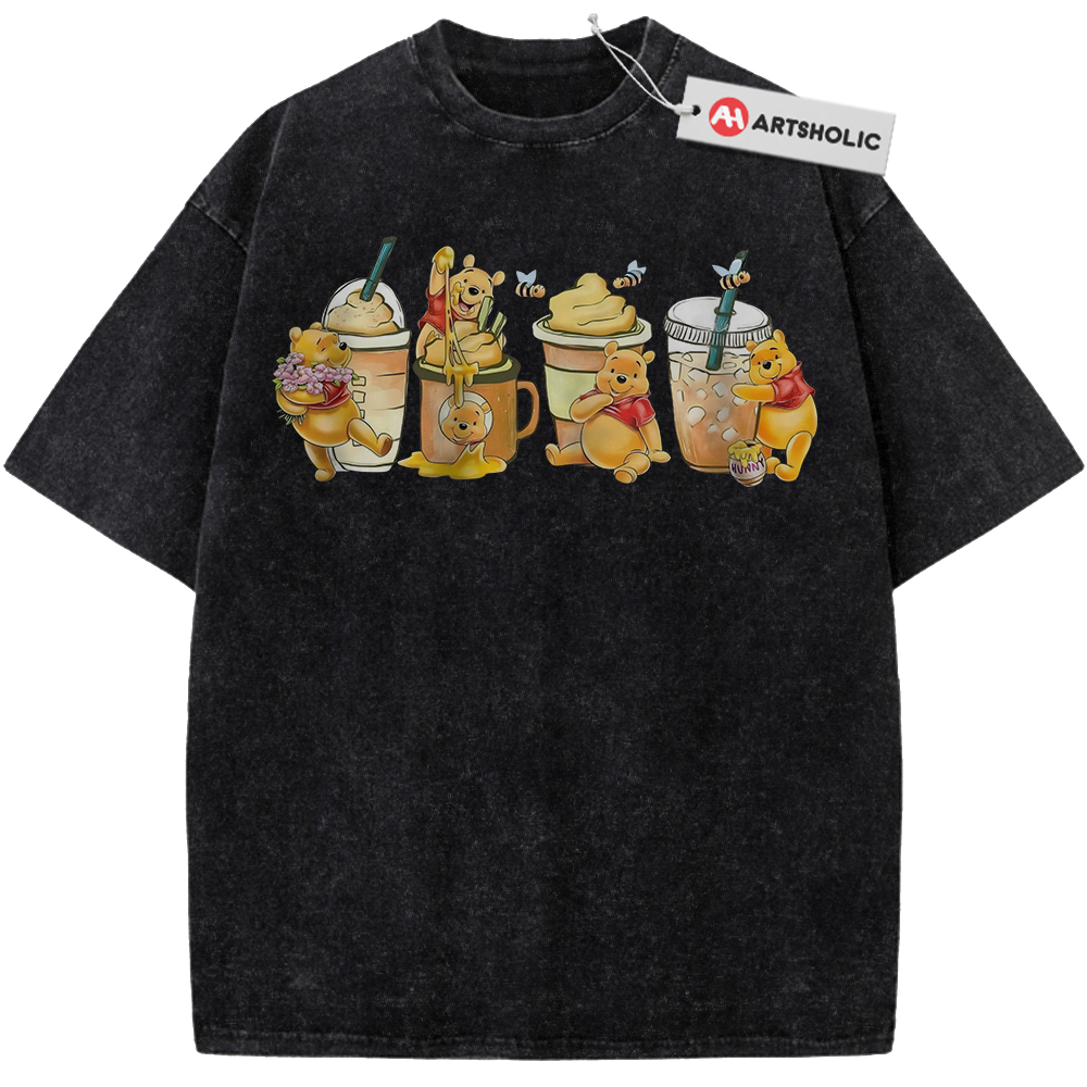 Alternative view of Winnie the Pooh Shirt, Animated Shirt, Vintage T-Shirt