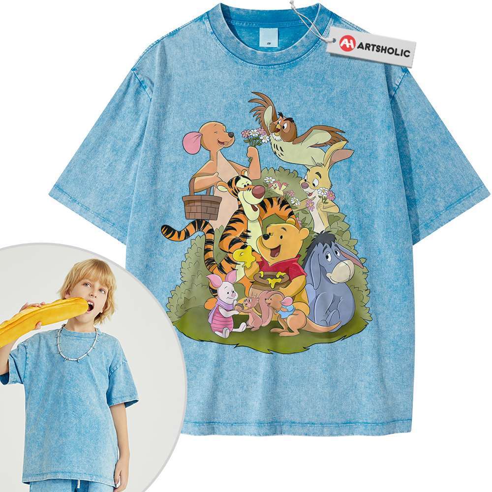 Alternative view of Winnie the Pooh Shirt For Kids, Animated Shirt For Kids, Vintage T-Shirt For Kids