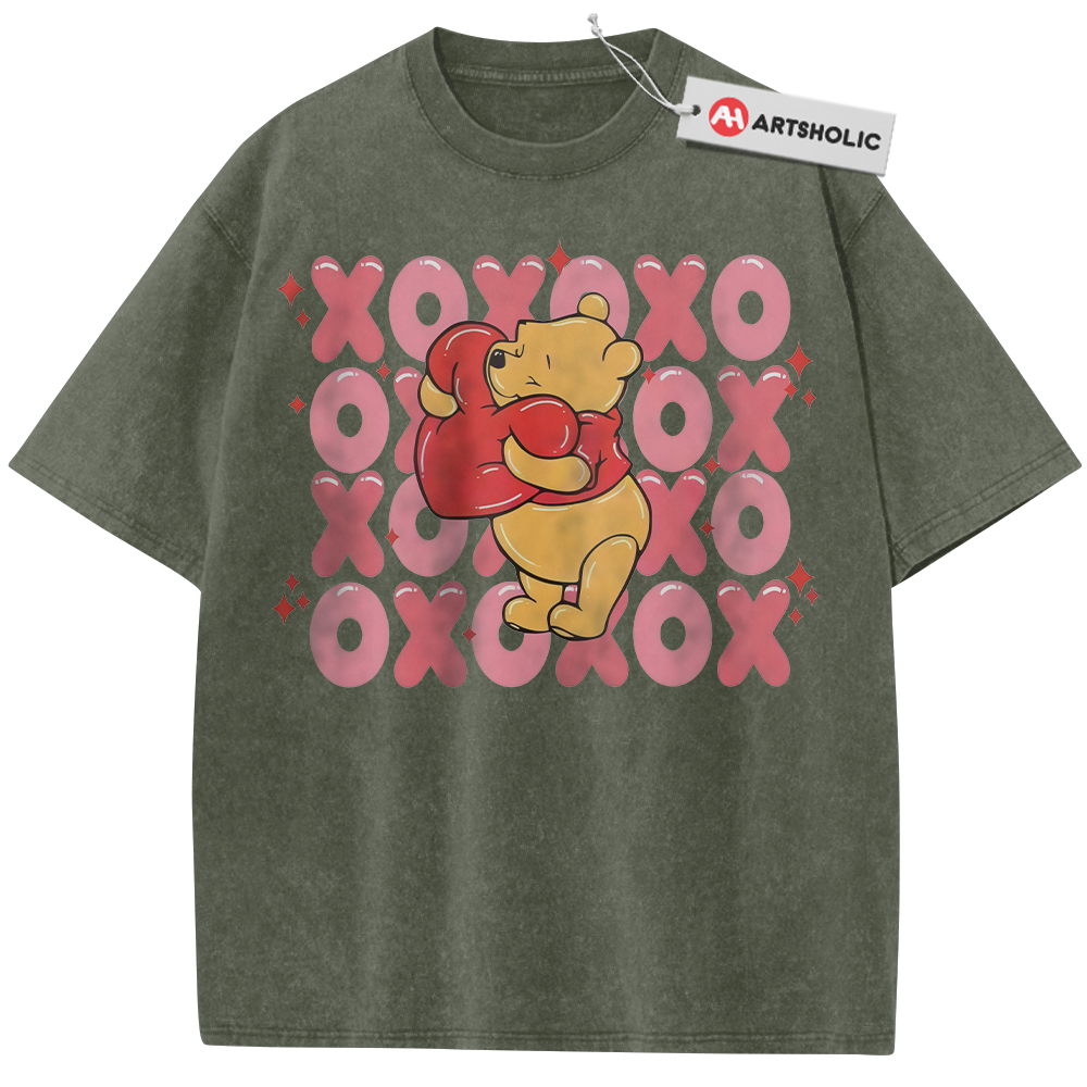 Alternative view of Winnie-the-Pooh Shirt, Valentine's Day Shirt, Animated Shirt, Vintage Tee