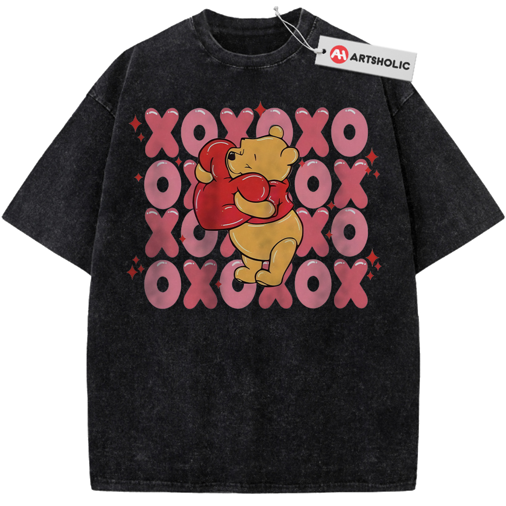 Winnie-the-Pooh Shirt, Valentine's Day Shirt, Animated Shirt, Vintage Tee