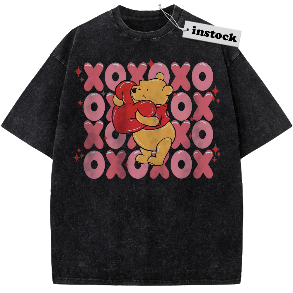 Winnie-the-Pooh Shirt, Valentine's Day Shirt, Animated Shirt, Vintage Tee