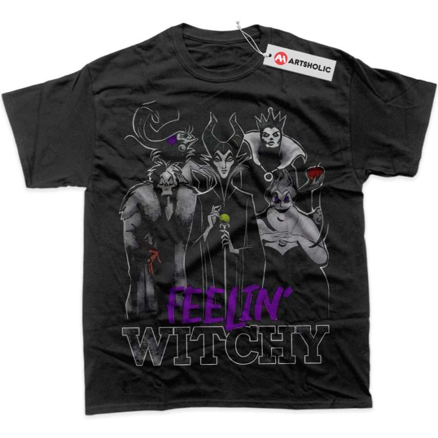 Alternative view of Witchy Villain Shirt, Animated Shirt, Graphic T-Shirt
