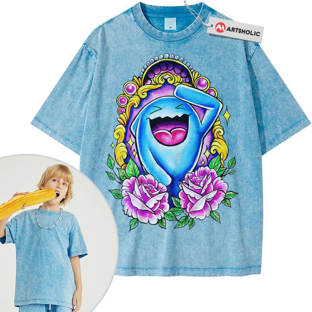 Wobbuffet Shirt For Kids, Pokemon Shirt For Kids, Anime Shirt For Kids, Vintage T-Shirt For Kids