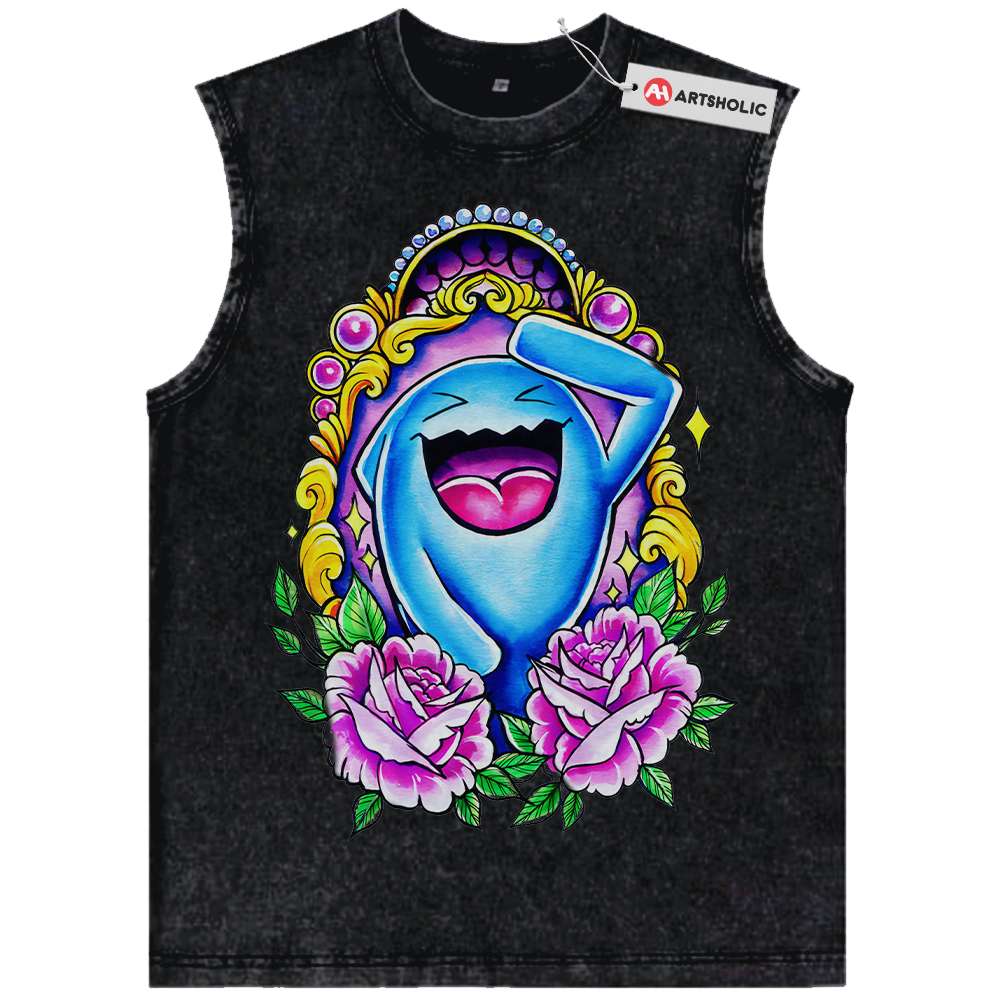 Wobbuffet Tank Top, Pokemon Tank Top Anime Tank Top, Vintage Tank Top