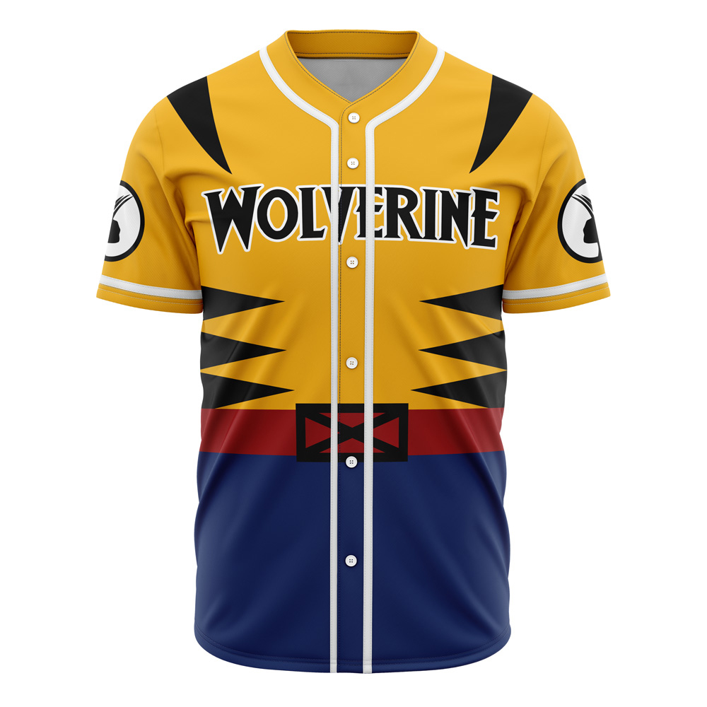 Wolverine Marvel Custom Baseball Jersey - Otaku Hall