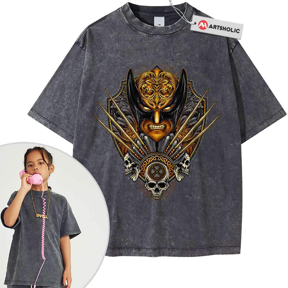 Wolverine Shirt For Kids, X-Men Shirt For Kids, Marvel Comics Shirt For Kids, Vintage T-Shirt For Kids - Image 5