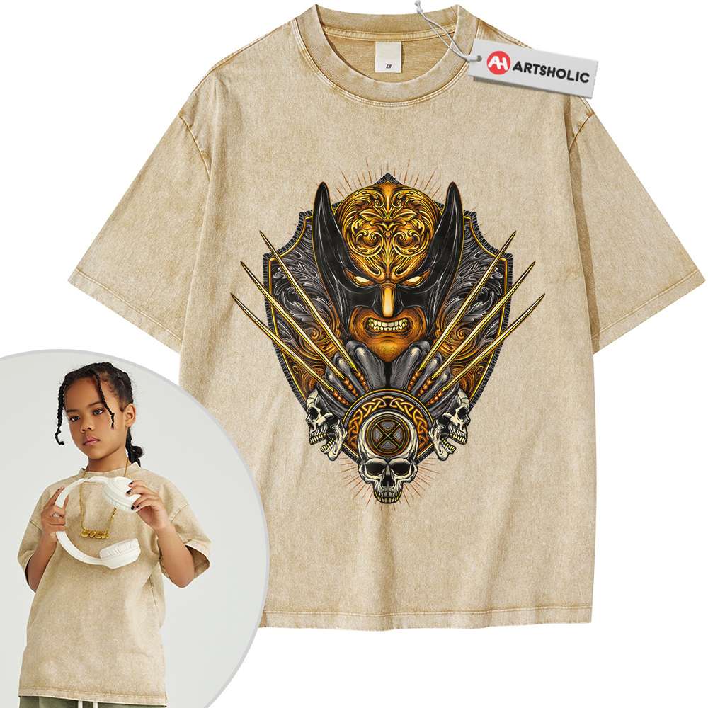 Alternative view of Wolverine Shirt For Kids, X-Men Shirt For Kids, Marvel Comics Shirt For Kids, Vintage T-Shirt For Kids