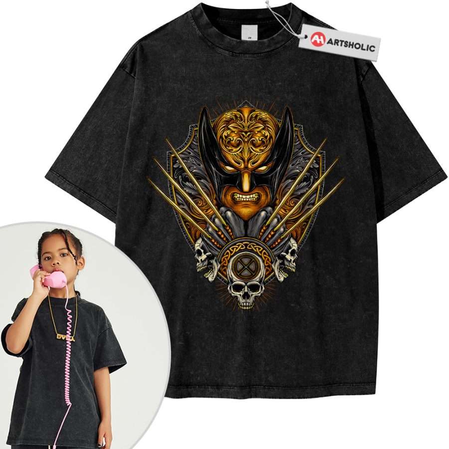 Wolverine Shirt For Kids, X-Men Shirt For Kids, Marvel Comics Shirt For Kids, Vintage T-Shirt For Kids - Image 6