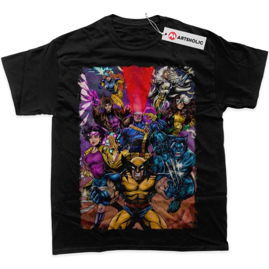 Alternative view of Wolverine Shirt, Gambit Shirt, Storm Shirt, X-Men Shirt, Marvel Comics Shirt, Graphic Tee
