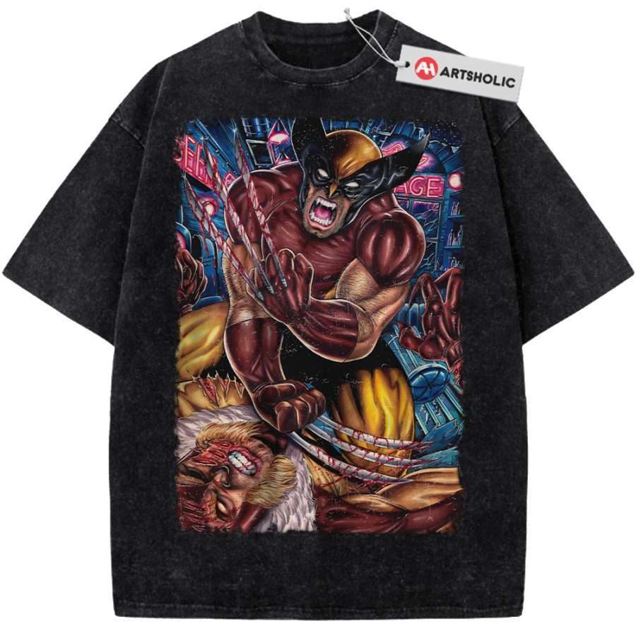Alternative view of Wolverine Shirt, Gambit Shirt, Storm Shirt, X-Men Shirt, Marvel Comics Shirt, Vintage Tee