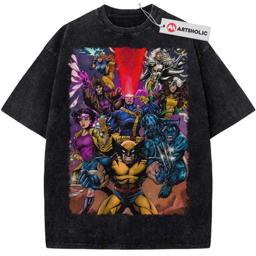 Alternative view of Wolverine Shirt, Gambit Shirt, Storm Shirt, X-Men Shirt, Marvel Comics Shirt, Vintage Tee