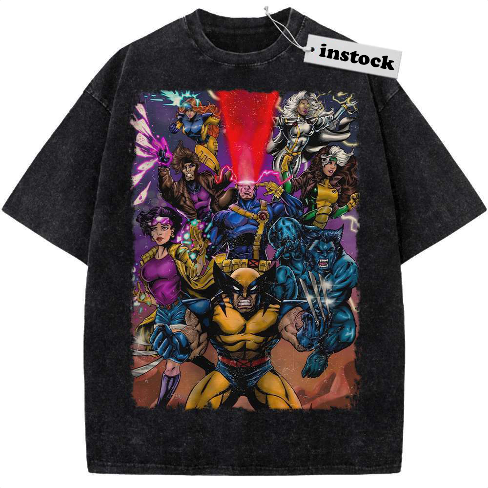 Wolverine Shirt, Gambit Shirt, Storm Shirt, X-Men Shirt, Marvel Comics Shirt, Vintage Tee