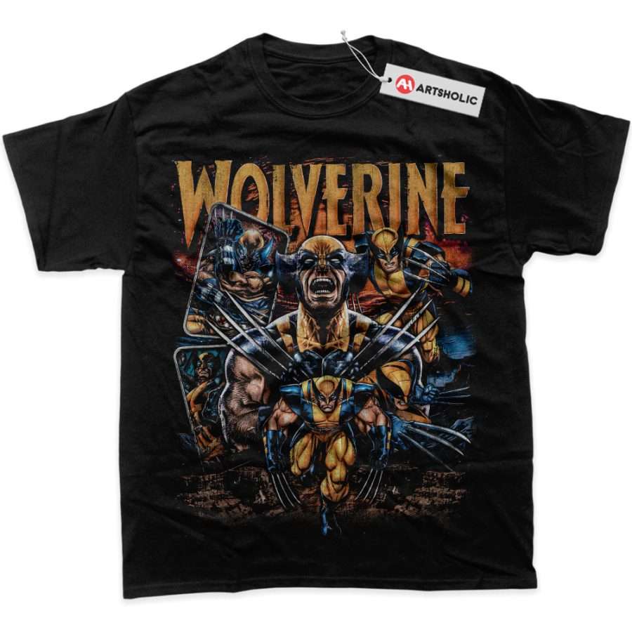 Alternative view of Wolverine Shirt, X-Men Shirt, Marvel Comics Shirt, Graphic Tee