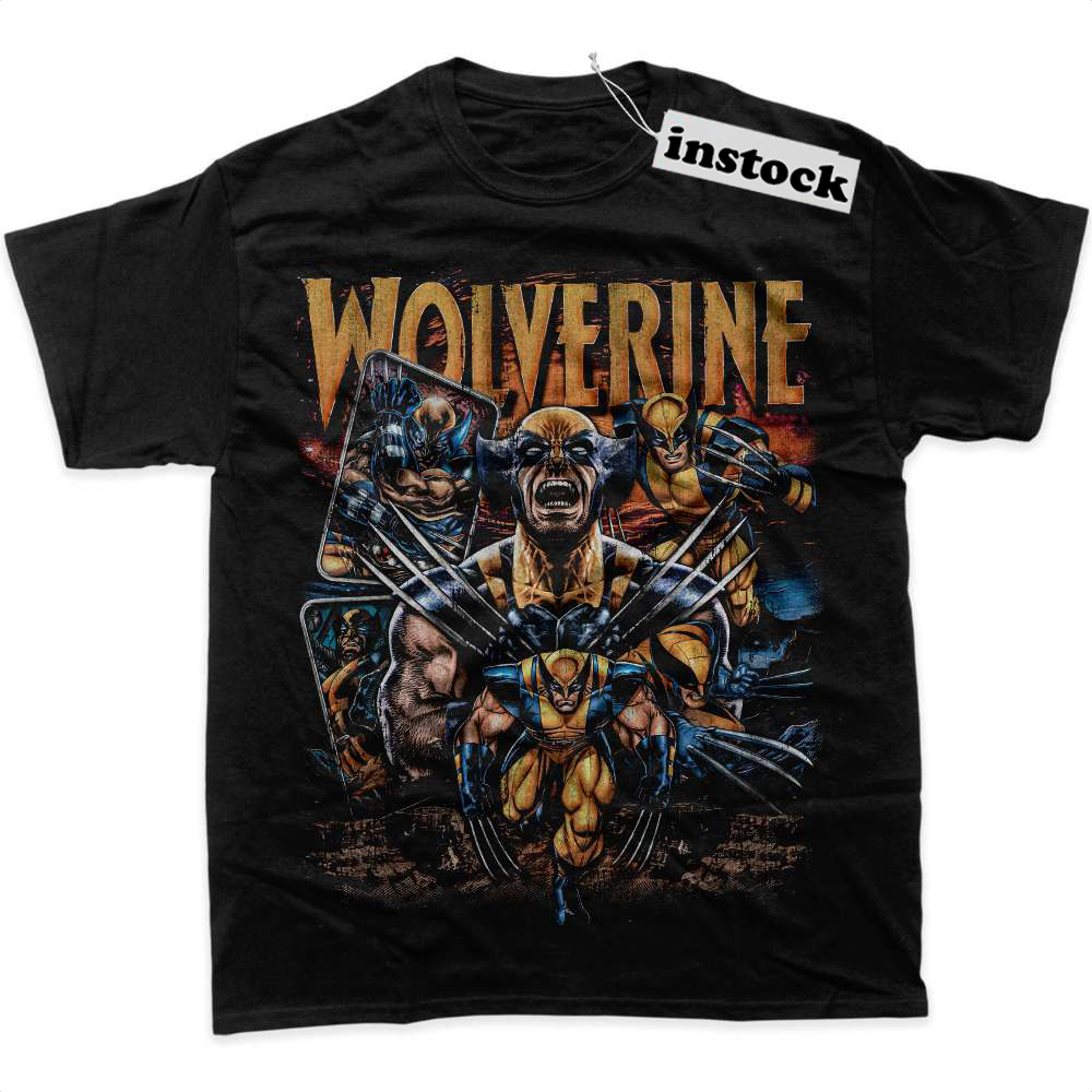 Wolverine Shirt, X-Men Shirt, Marvel Comics Shirt, Graphic Tee