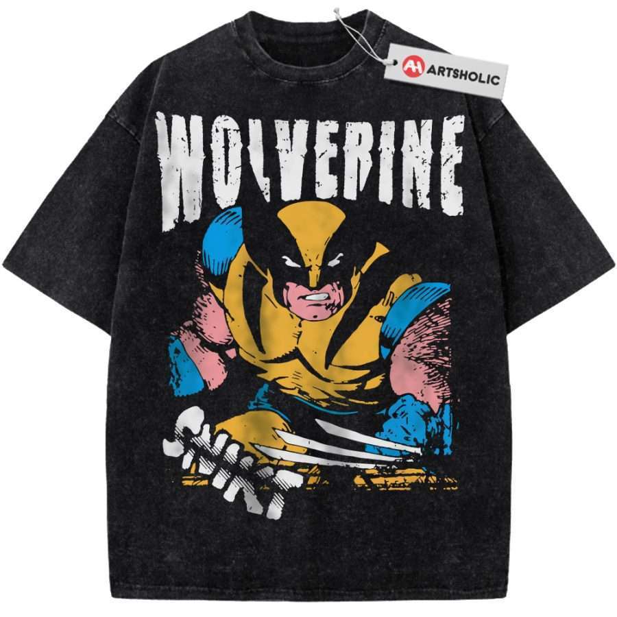 Alternative view of Wolverine Shirt, X-Men Shirt, Marvel Comics Shirt, Vintage T-Shirt