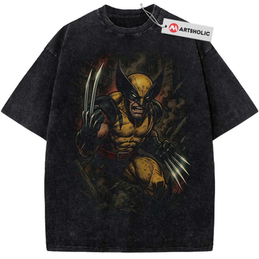 Alternative view of Wolverine Shirt, X-Men Shirt, Marvel Comics Shirt, Vintage T-Shirt