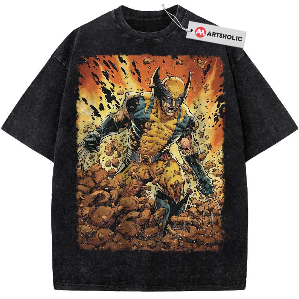 Wolverine Shirt, X-Men Shirt, Marvel Comics Shirt, Vintage Tee