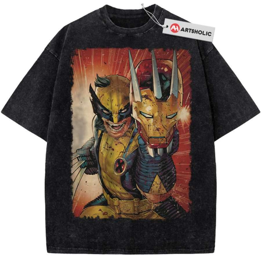Alternative view of Wolverine Shirt, X-Men Shirt, Marvel Comics Shirt, Vintage Tee