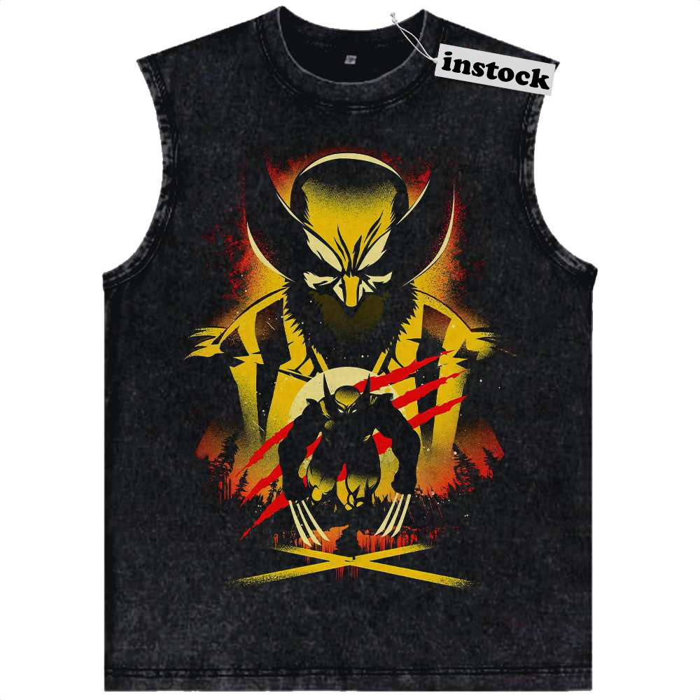 Wolverine Tank Top, Marvel Comics Tank Top, Vintage Tank Top