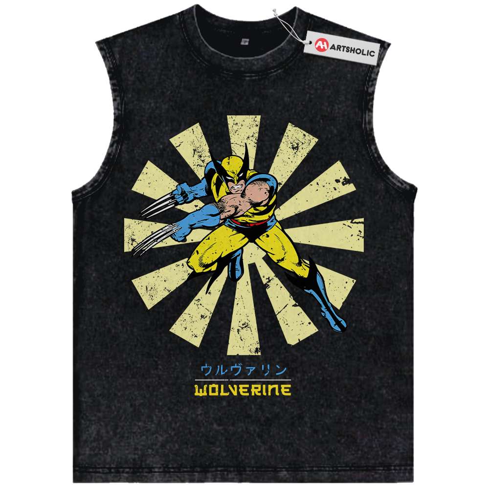 Alternative view of Wolverine Tank Top, X-Men Tank Top, Marvel Comics Tank Top, Vintage Tank Top