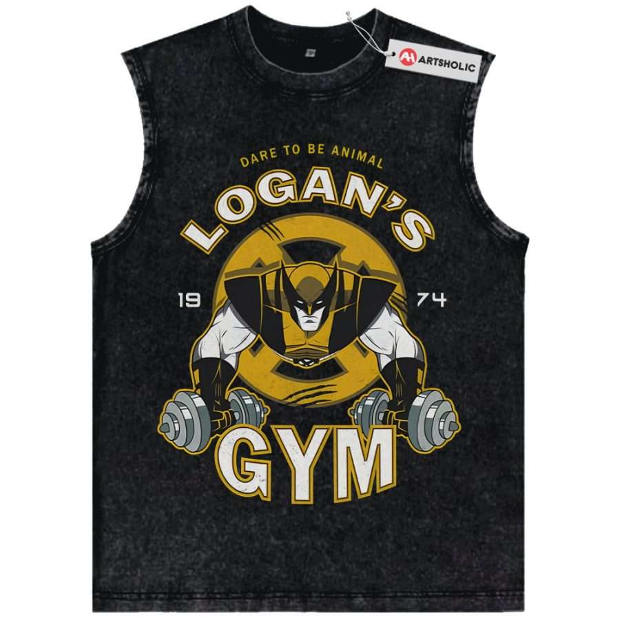 Alternative view of Wolverine Tank Top, X-Men Tank Top, Marvel Comics Tank Top, Vintage Tank Top