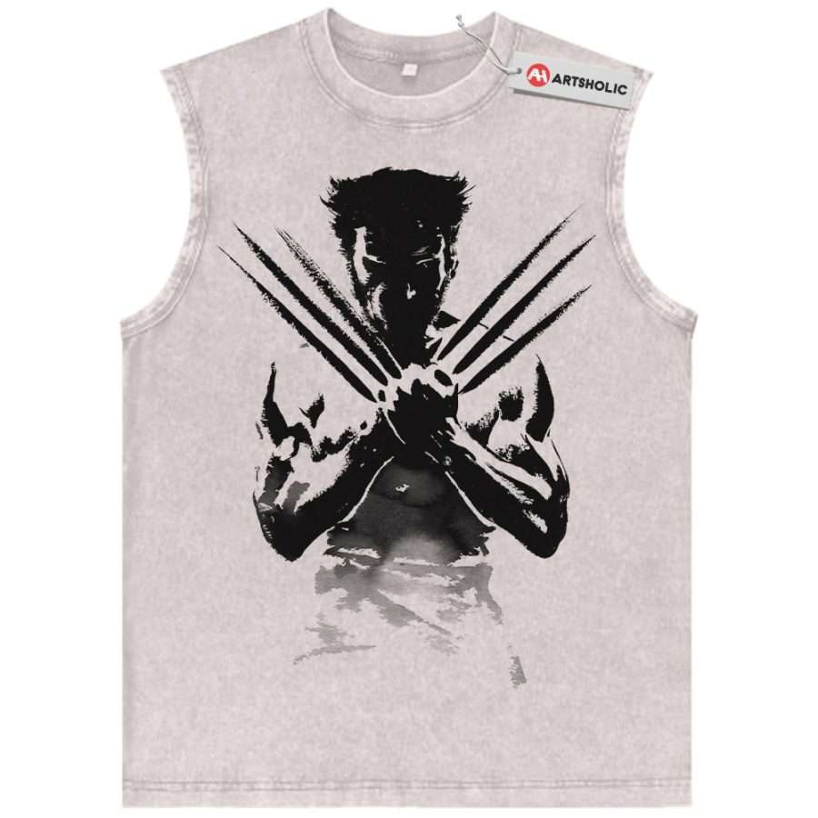 Alternative view of Wolverine Tank Top, X-Men Tank Top, Marvel Comics Tank Top, Vintage Tank Top