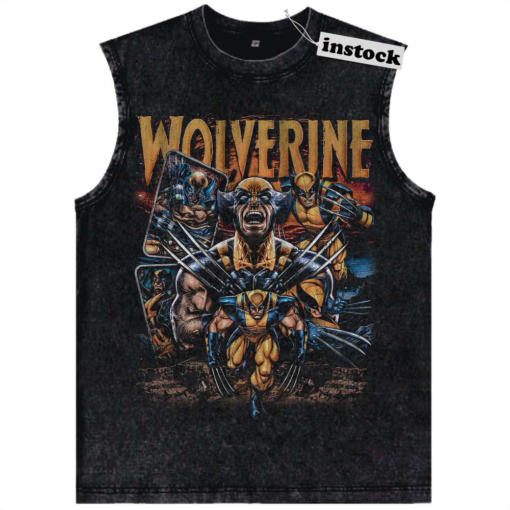 Wolverine Tank Top, X-Men Tank Top, Marvel Comics Tank Top, Vintage Tank Top