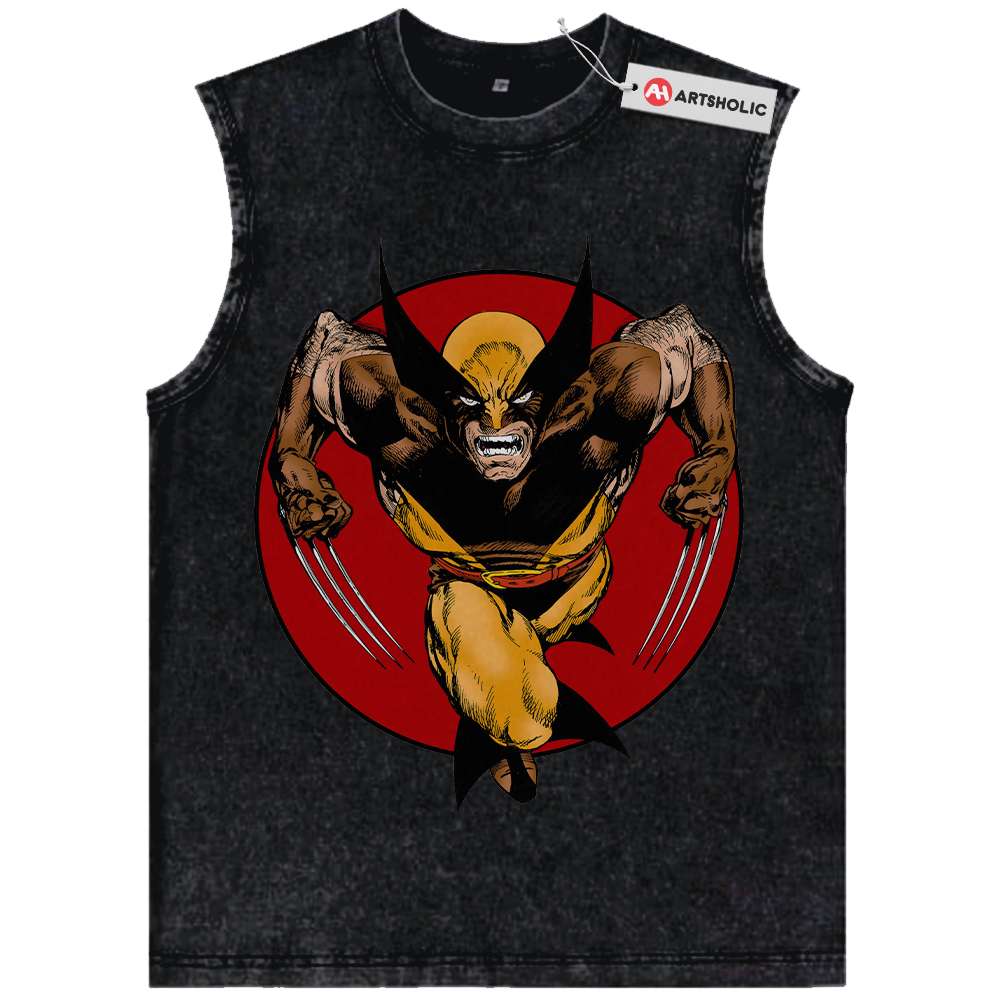 Alternative view of Wolverine Tank Top, X-Men Tank Top, Marvel Comics Tank Top, Vintage Tank Top