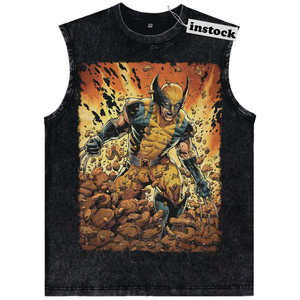 Wolverine Tank Top, X-Men Tank Top, Marvel Comics Tank Top, Vintage Tank Top