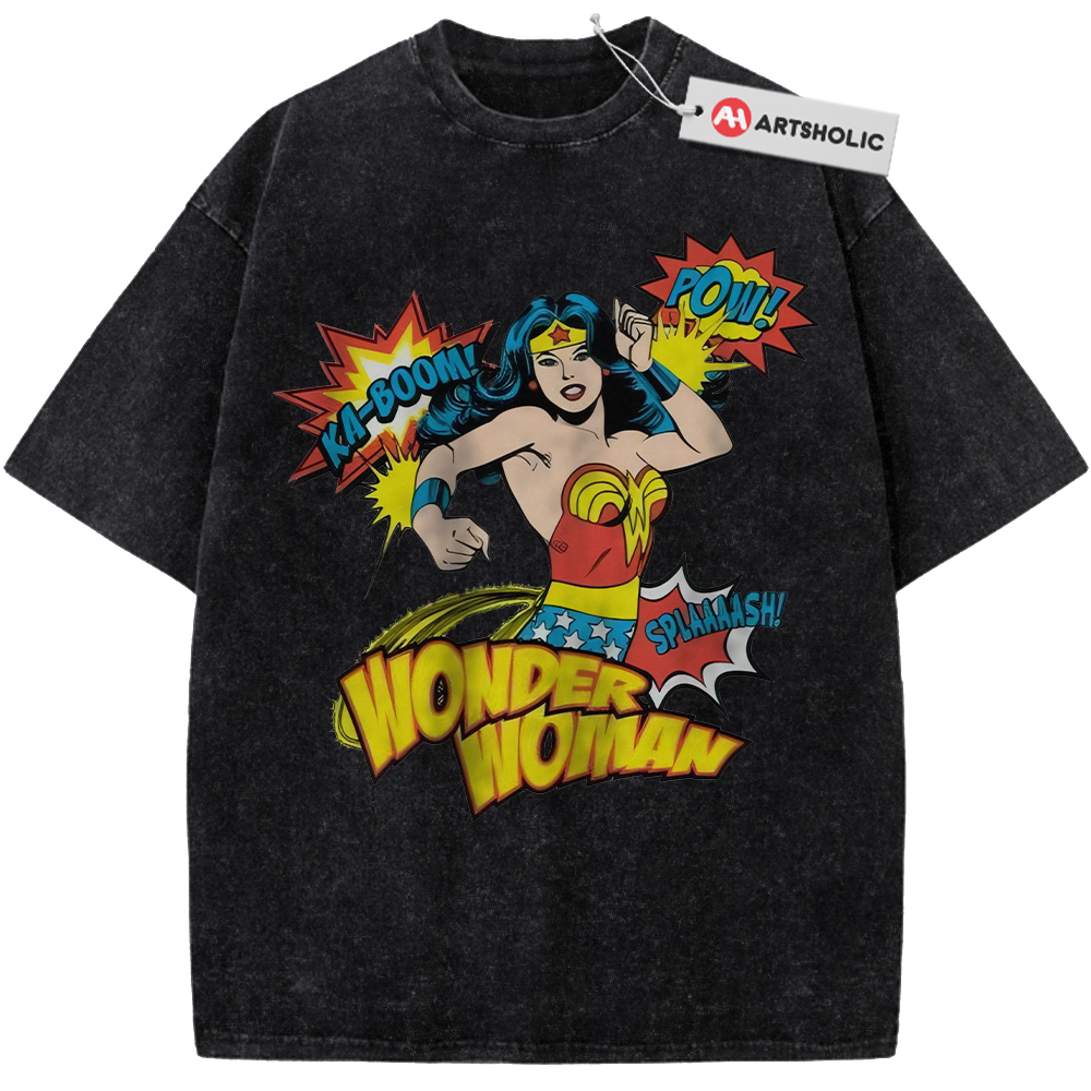 Alternative view of Wonder Woman Shirt, Vintage Tee