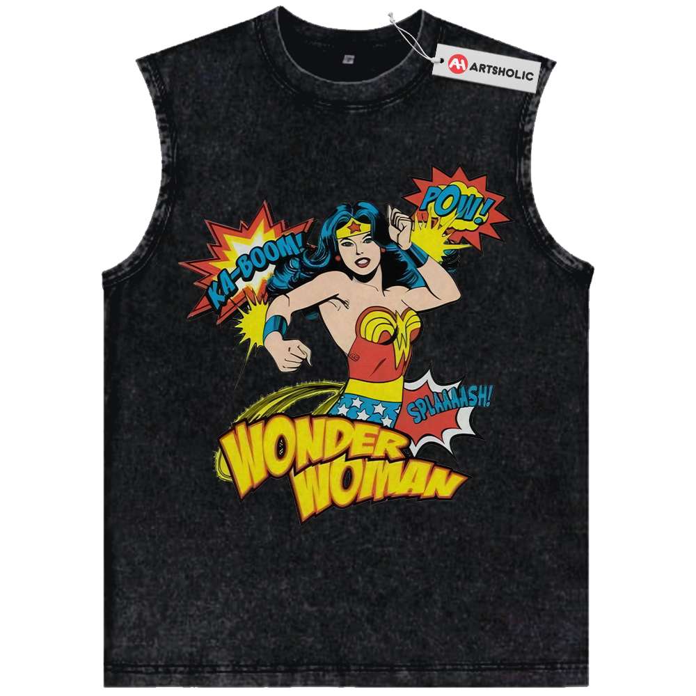 Wonder Woman Tank Top, Comic Tank Top, Vintage Tank Top