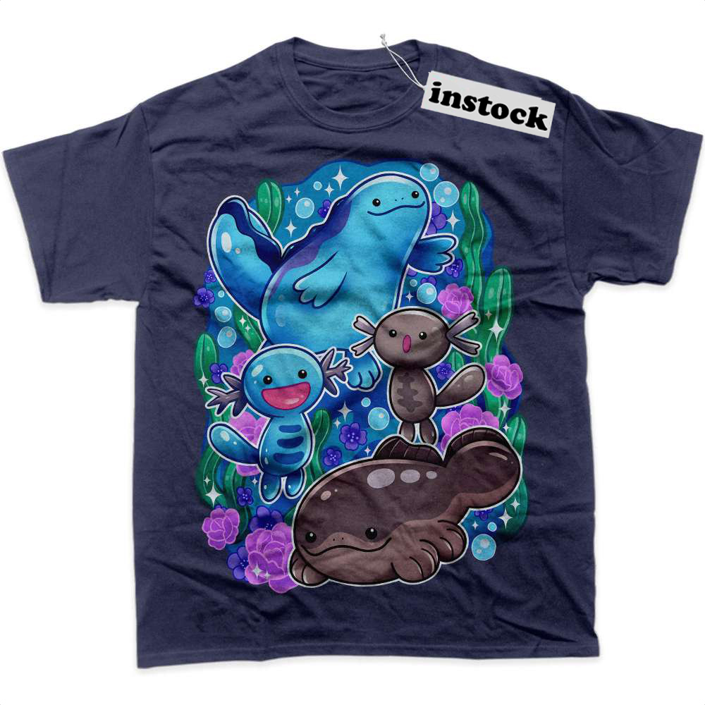 Wooper Shirt, Quagsire Shirt, Wooper Shirt, Clodsire Shirt, Pokemon Shirt, Anime Shirt, Graphic T-Shirt