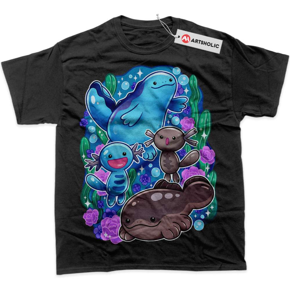 Alternative view of Wooper Shirt, Quagsire Shirt, Wooper Shirt, Clodsire Shirt, Pokemon Shirt, Anime Shirt, Graphic T-Shirt