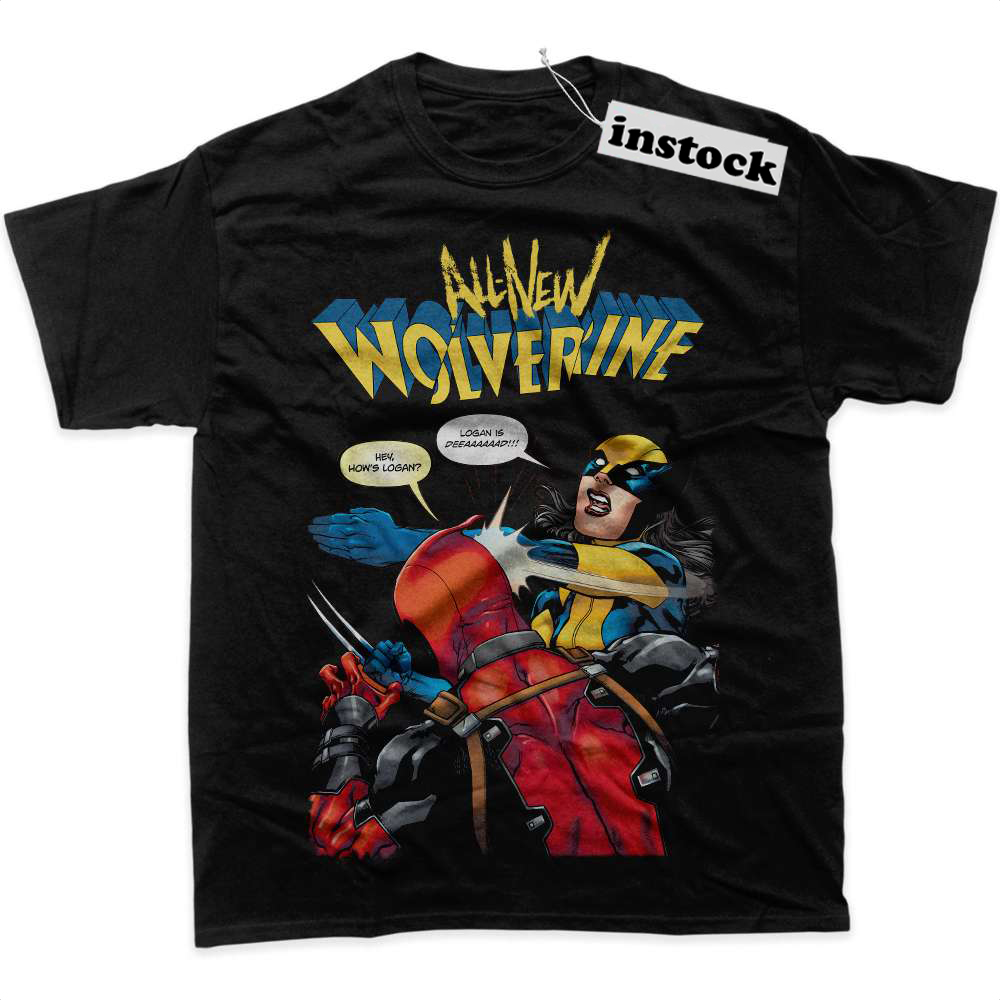 X-23 Shirt, Wolverine Shirt, Deadpool Shirt, Marvel Comics Shirt, Graphic Tee
