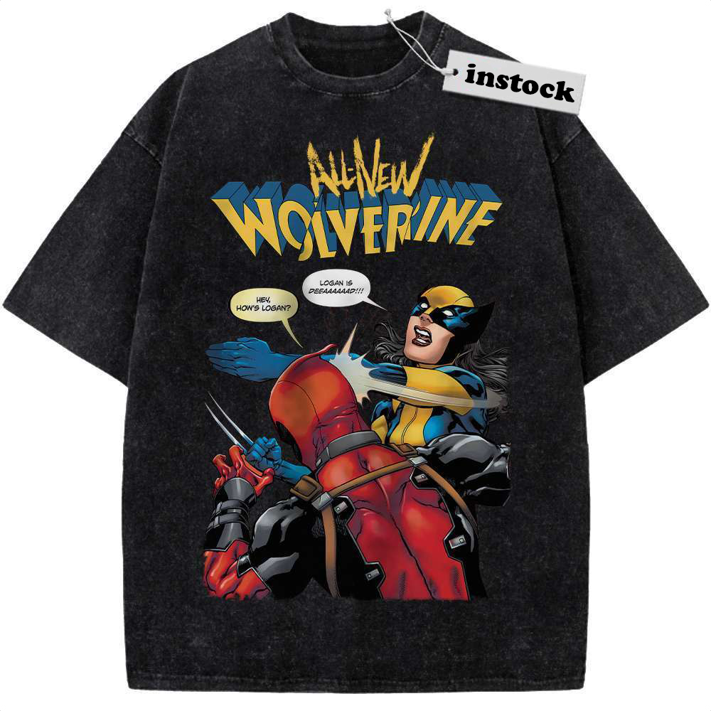 X-23 Shirt, Wolverine Shirt, Deadpool Shirt, Marvel Comics Shirt, Vintage Tee
