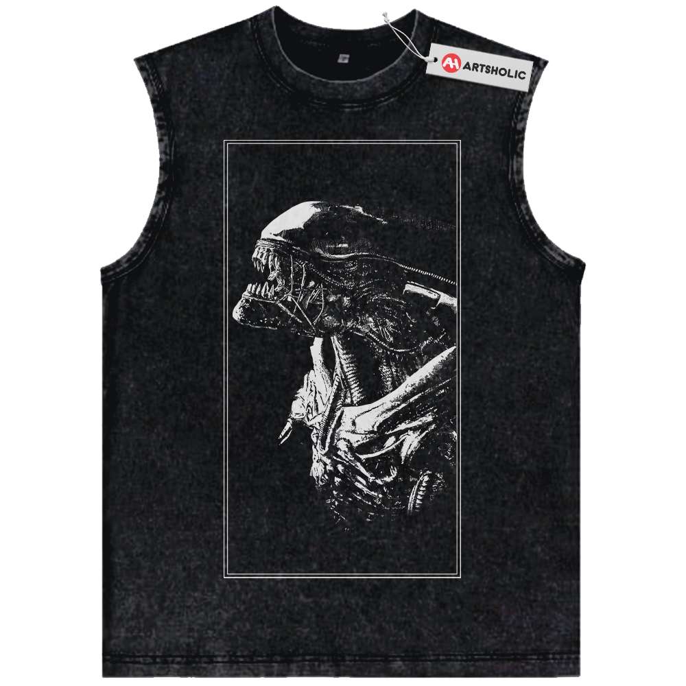 Xenomorph Tank Top, Alien vs Predator Tank Top, Movie Tank Top, Vintage Tank Top